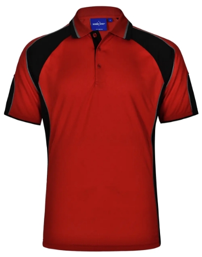 Picture of Winning Spirit, Kids Cooldry Contrast Polo w Panels